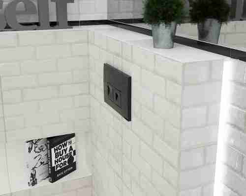 Плитка керамическая Paradyz Muro Grys настенная 40х25